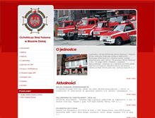 Tablet Screenshot of osp.mszana-dolna.pl